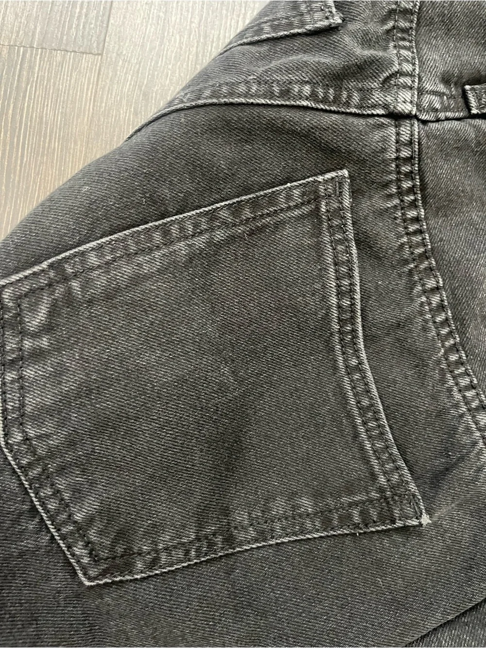 Denim&Co Black Relaxed Tapered Jeans